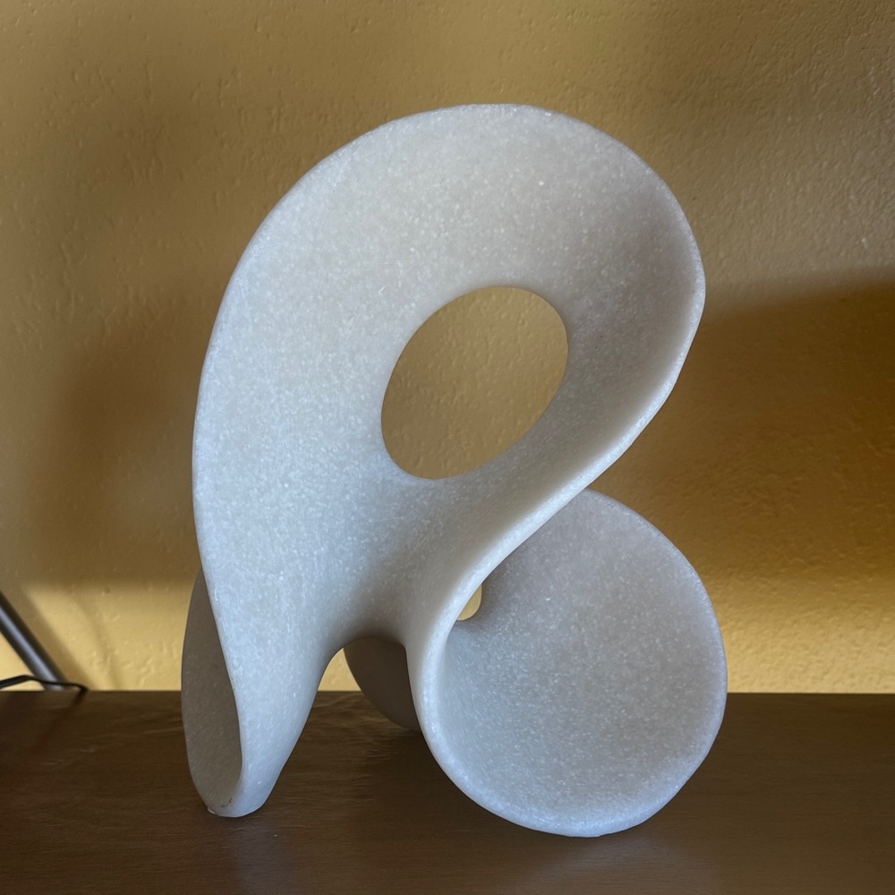 Modern Cream Abstract‎ Sculpture